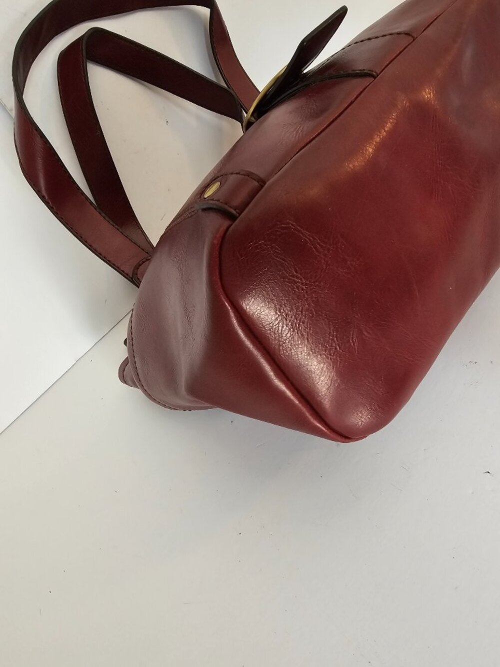 Relic Bag Red Faux Leather Casual Classic Shoulder - Picture 7 of 11